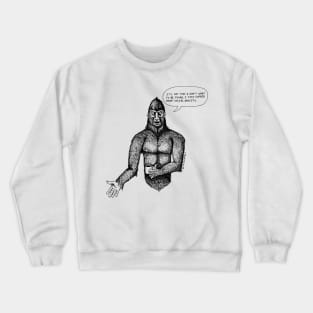 Sasquatch Social Anxiety Crewneck Sweatshirt